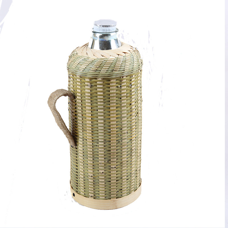 手工竹编热水瓶暖壶复古暖瓶开水瓶老式暖水瓶竹制外壳茶壶家用