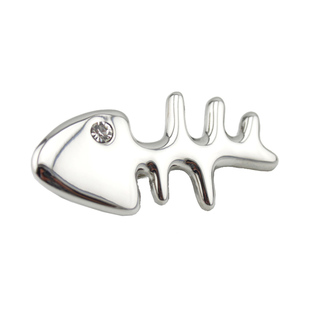 日现货 打标直送新款设计感鱼骨发领带夹 网红ins风冷淡风