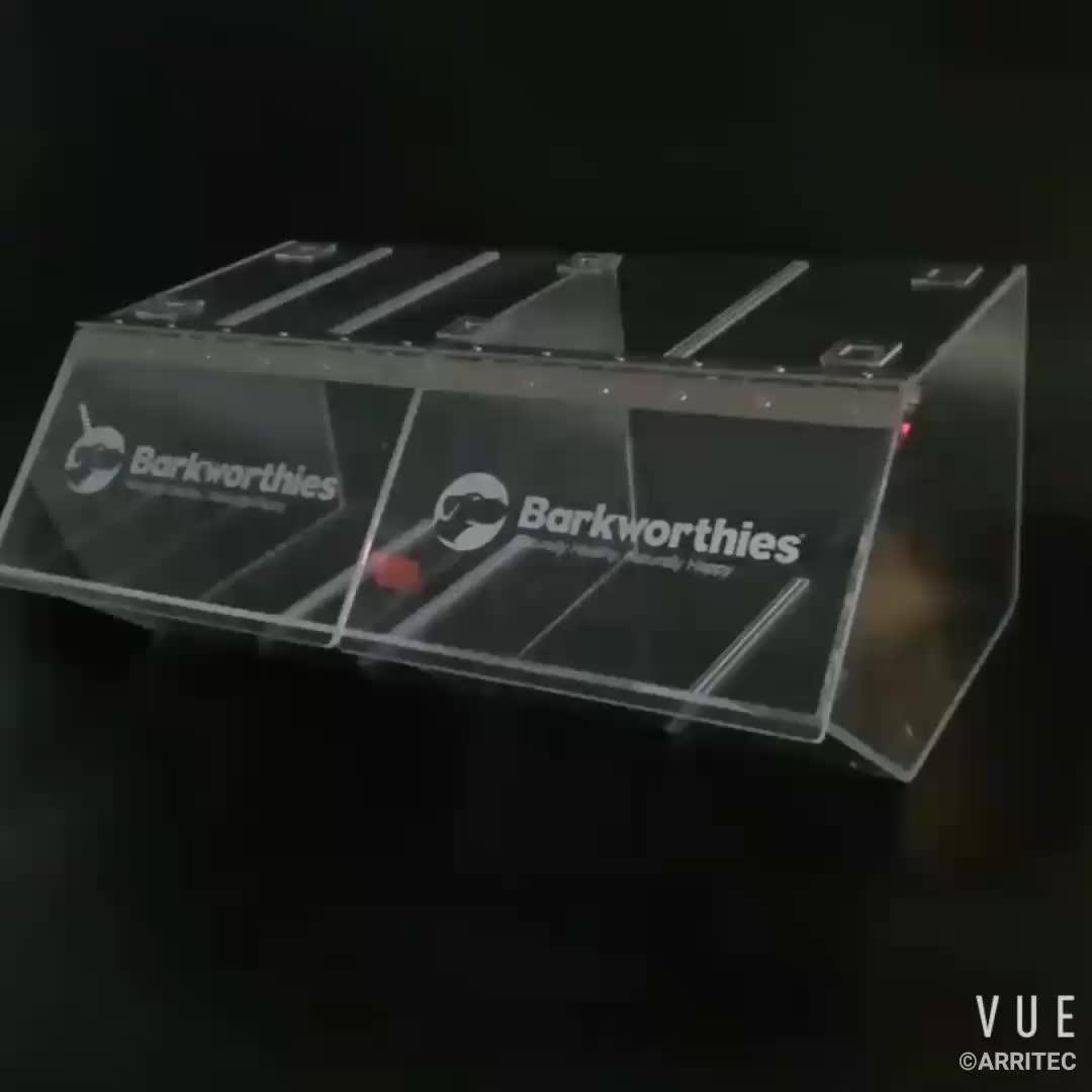 Bulk Stackable Cat Candy Storage Bins Acrylic Dog Food Dispenser Buy