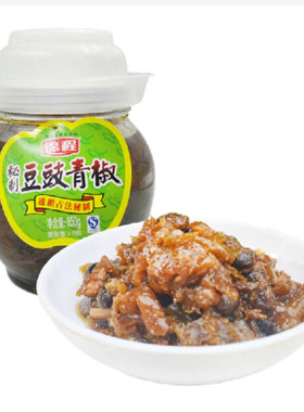 湖南特产锦程秘制豆豉豆鼓青椒