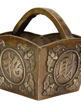 仿古风招财进宝年年有余金银满斗