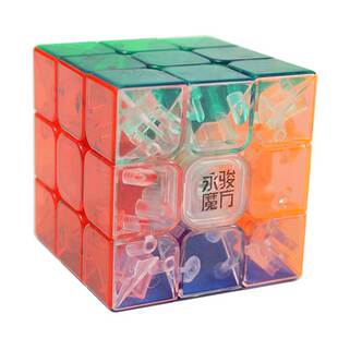 包邮永俊二阶3三阶4四阶实色比赛用速拧顺滑魔方免贴纸玩具