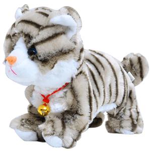 儿童电动毛绒玩具猫声控指令猫会叫的智能动物跳舞仿真机械玩具