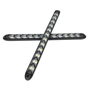 日行灯汽车改装通用超亮防水开锁就亮开大灯灭光led日间行车灯