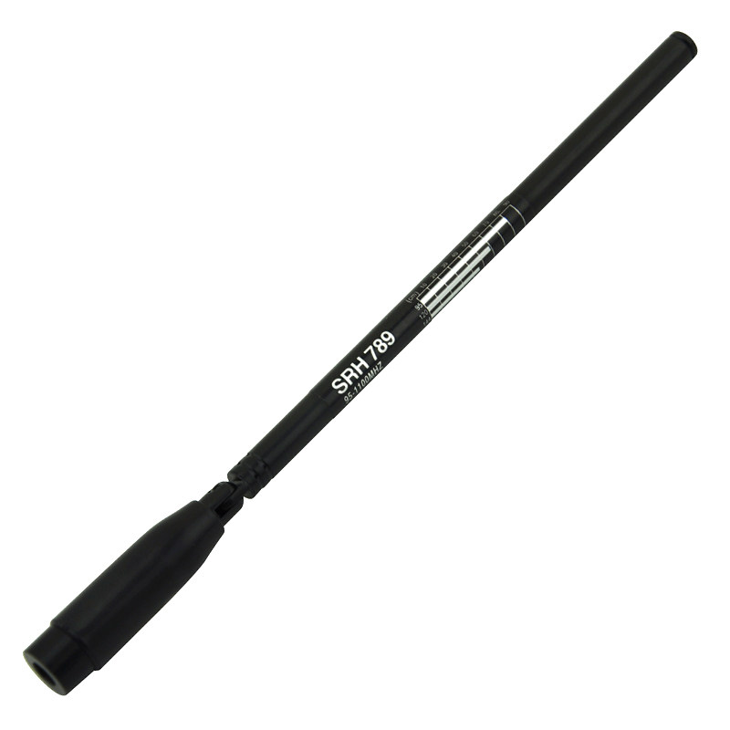 台湾老鹰 SRH789 95-1100MHz高增益宽频接收对讲机拉杆天线80.5cm