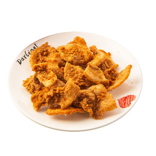 研磨食光时光 酥脆猪油渣零食小吃温州特产猪油粕脂渣酥炸五花肉