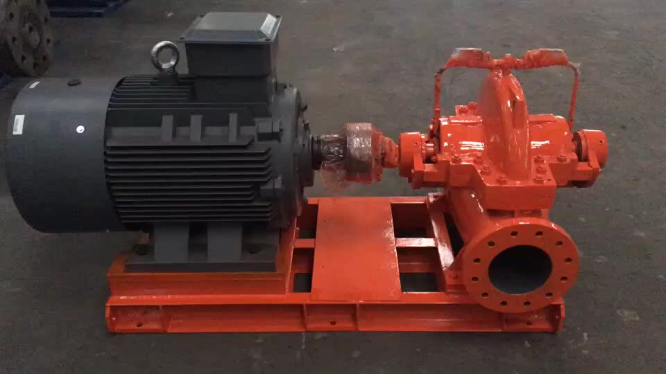 Large Packing Seal Double Suction Water Pumps Horizontal Centrifugal
