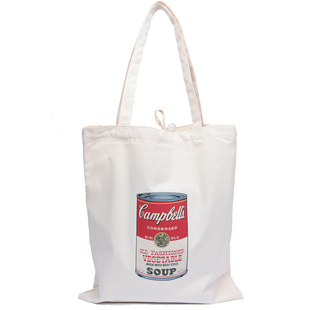 安迪沃霍波普艺术帆布袋托特包文艺复古单肩包手提有机棉环保袋