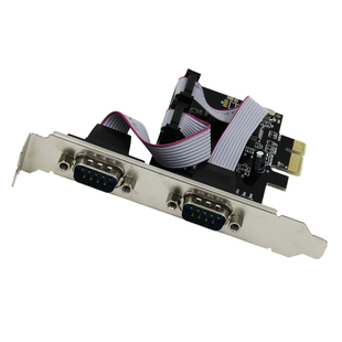 帝特PCI-E转串口卡PCIE转串口扩展卡台式机主机接串口设备PCIEcom