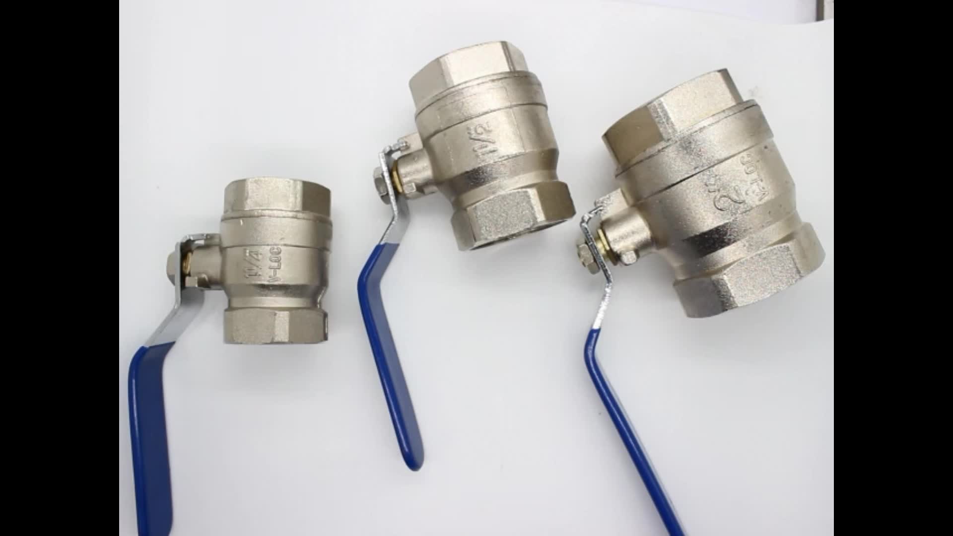 Green Valves High Quality 2 Inch Stainless Steel Long Handle Brass Ball