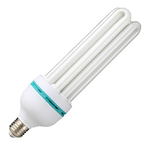 正品宇中高虹节能灯泡螺旋型4U型5W23W45W55wE27螺口白光暖光