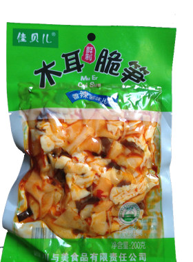 四川特产脆笋开袋即食200g木耳