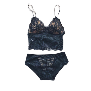 日系蜜桃派Salon美背内衣PJ文胸三角杯无钢圈背心式法式胸衣薄款