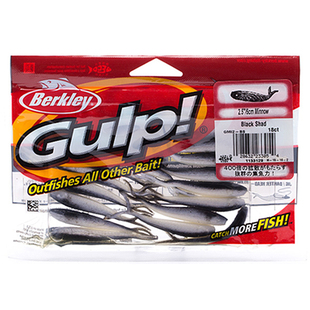 美国进口原装 Berkley贝克力 GMI2叉尾小鱼 Gulp活能饵路亚饵软饵