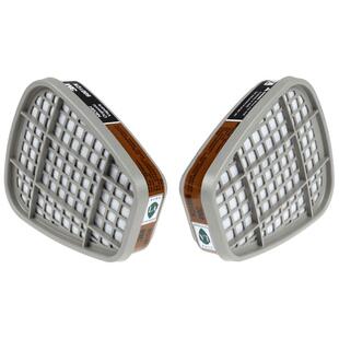 3M 6005CN滤毒盒甲醛 有机蒸气过滤盒 碳盒6200可使用滤毒罐