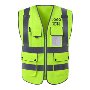反光背心安全马甲反光衣荧光背心施工工地马甲交通安全夜间反光服
