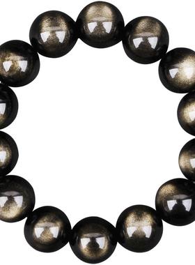 雁唐天然男士金耀石手链