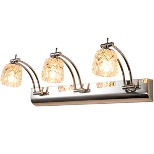 浴室柜镜前灯 卫生间led镜柜专用欧式水晶化妆灯小灯泡梳妆台壁灯