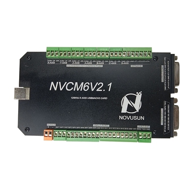 新款USBMACH3接口板6轴控制 mach3控制卡，NVCM支持手脉