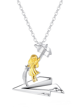 纸飞机小众设计感不掉色锁骨链