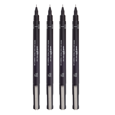 uni三菱进口正品漫画设计针管笔