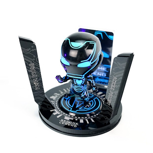 toysbox q版cosbaby人偶黑豹蜘蛛队长创战纪uv紫外线地台带卡片夹