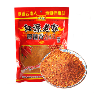 特产云南红源老家麻辣1+1蘸水调料烧烤火锅五香辣椒面1加1沾水300