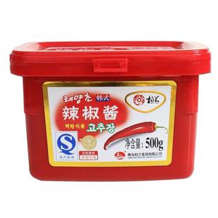 韩式风味辣酱柏兰辣酱500克韩式辣椒酱石锅拌饭料理年糕用