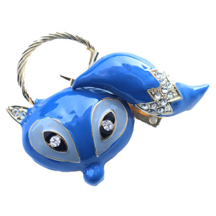 狐狸貂扣子镶钻领口貂皮大衣装饰的纽扣裘皮皮草水钻搭扣鸭嘴扣