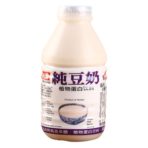台湾进口正康原味纯瓶装豆奶饮料