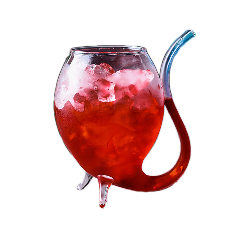 吸血鬼鸡尾酒创意风果汁玻璃杯