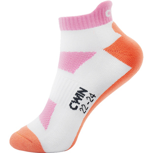 凯威羽毛球袜子女运动毛巾底冬季保暖短袜透气跑步浅口网球短筒