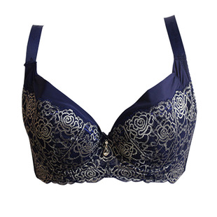 黛丽世家文胸专柜正品 聚拢火山石大胸全杯薄杯透气内衣D6017