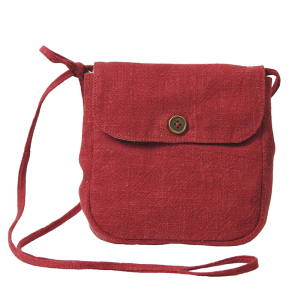 春芽。森系手作文艺范清新棉麻布包腰包*野云原创