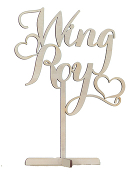 英文名字母牌topper蛋糕婚纱摆件