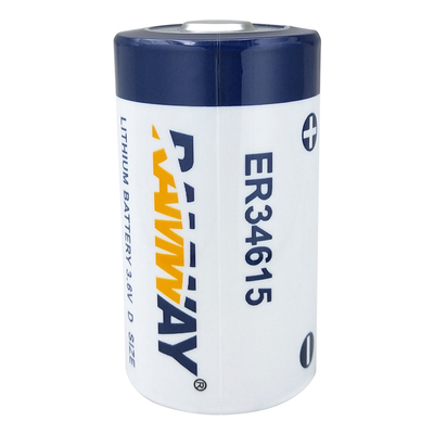 家用水表电池睿奕ER34615燃气表流量计D 1号3.6V锂亚电池ER34615H