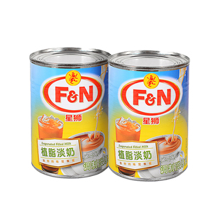 FN星狮植脂淡奶390g 蛋糕裱花甜品炼奶炼乳奶茶烘焙原料 港式奶茶