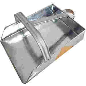 包邮加厚大号白铁皮簸箕白铁簸箕畚箕斗扫斗垃圾斗农用粮食铲撮子