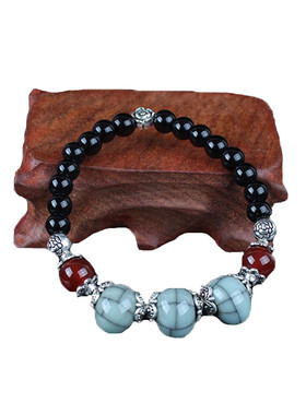 包邮龙泉青瓷黑玛瑙女民族风首饰