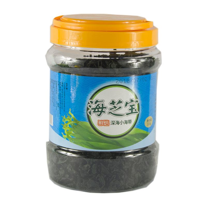 海芝宝鲜焙深海小海带120g*2罐干货海藻即食海带片昆布免洗免切