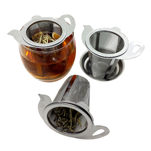 手柄茶滤器茶托加厚茶胆茶具泡茶