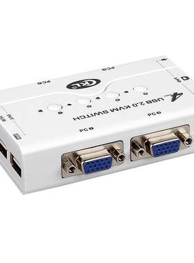 kvm切换器4口vga电脑监控视频usb