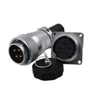 威浦航空插头插座WS28-2-3-4-7-10针12-16-17-20-24-26芯TQ/Z方座