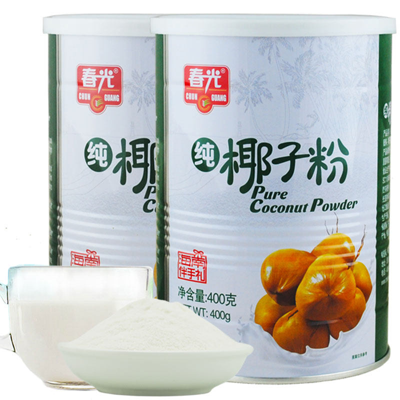 海南特产春光纯椰子粉x2罐椰汁味