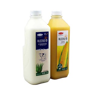 味之园每日轻养芦荟酸奶玉米汁1.25升*6大瓶宴请聚餐年会饮品饮