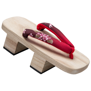 泊妮仕 玉藻前COS木屐 女 二齿木屐 高跟木屐实木拖鞋33-40码学生