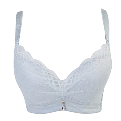 调整型无钢圈性感上托蕾丝文胸