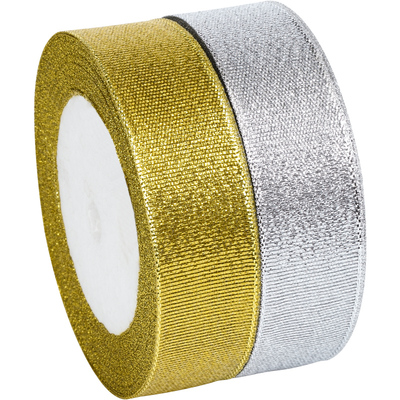 厂家金葱银葱丝带烘焙包装缎带