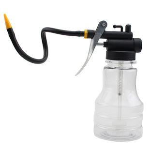 高压透明机油壶长嘴塑料软管小机油枪手动打注油器大容量加油滴壶