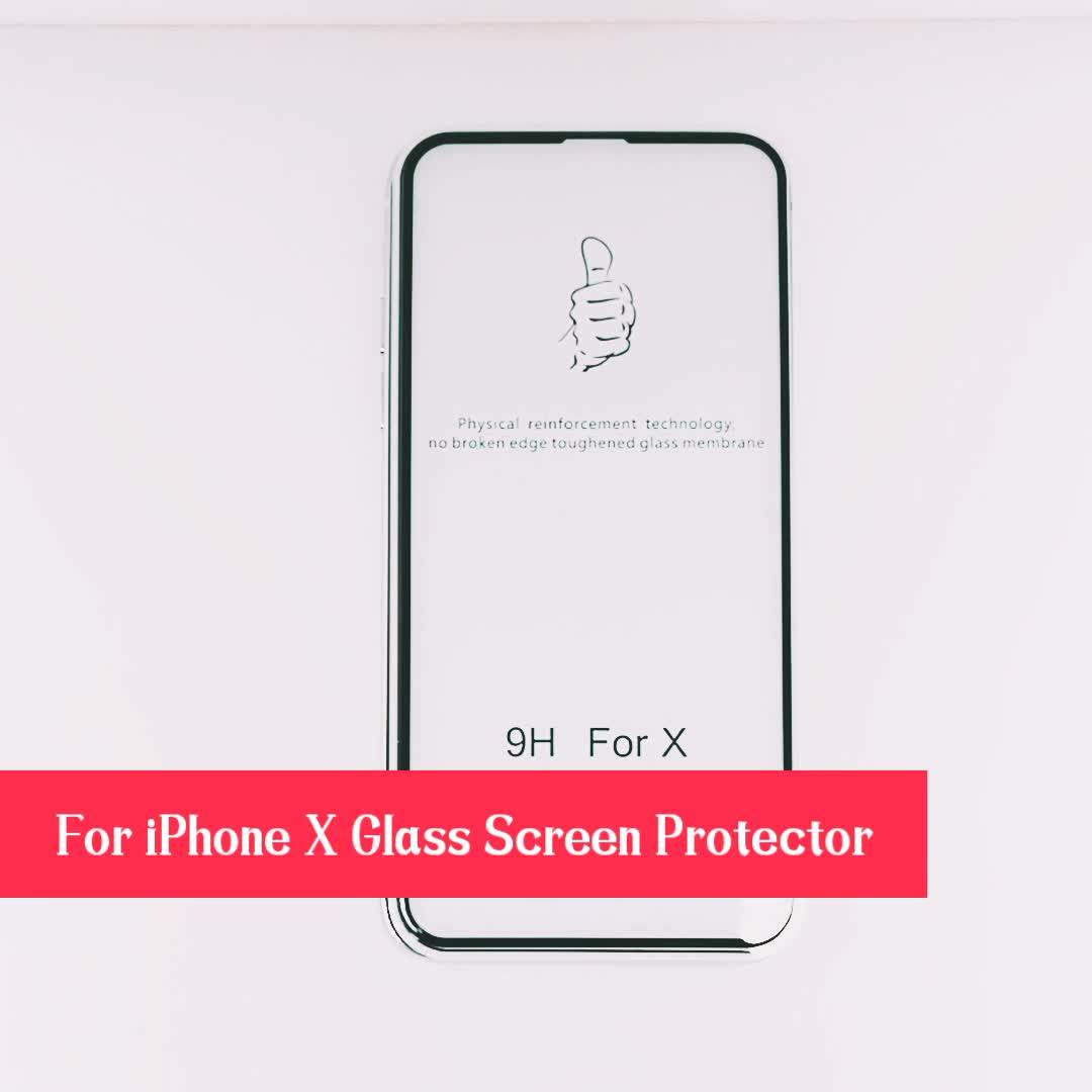 Factory Quality Mobile Tempered Glass Screen Protector 9d Cellphone